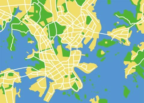 Helsinki Stock Illustration