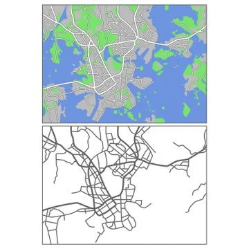 Helsinki Stock Illustration