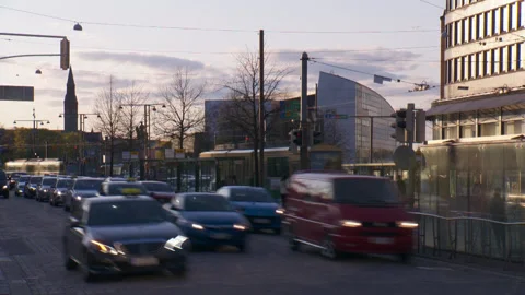 Helsinki junction time lapse Stock Footage 170512386