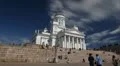 Helsinki Lutheran Cathedral, Senate Square, Suurkirkko, Storkyrkan HD Footage
