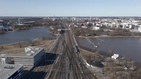 Helsinki railway Vídeos de archivo 152931845