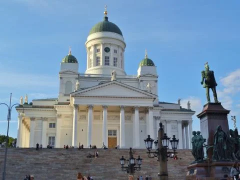 Helsinki Senate Square Stock Photos