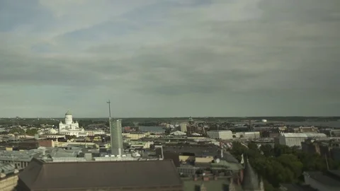 Helsinki skyline Tilt shift 7 Video stock 84265501