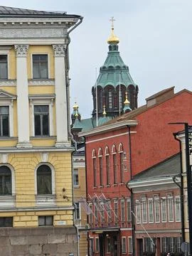 Helsinki in winter days Stock Photos