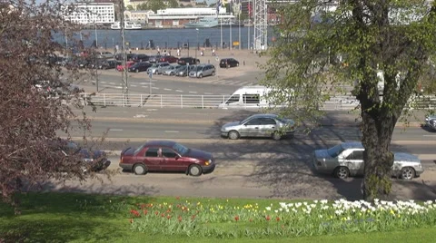 The Helsinki's harbour Stock Footage 7762086