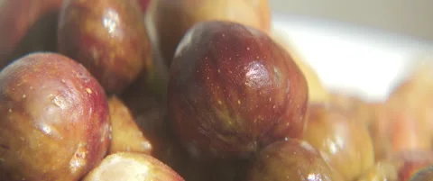 Helthy fig exotic fruit pile anamorphic 5.7K video Stock Footage 315204890
