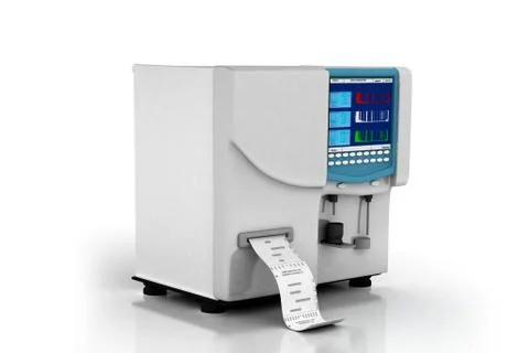 Hematology analyzer Stock Illustration