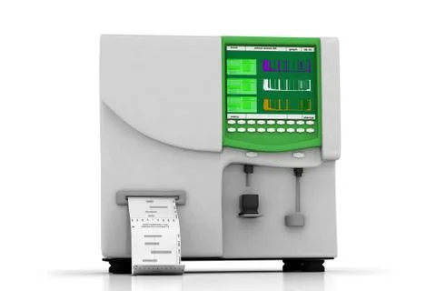 Hematology analyzer Illustrazione stock
