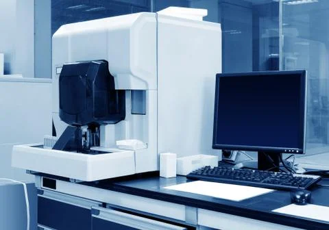 Hematology analyzer Foto stock