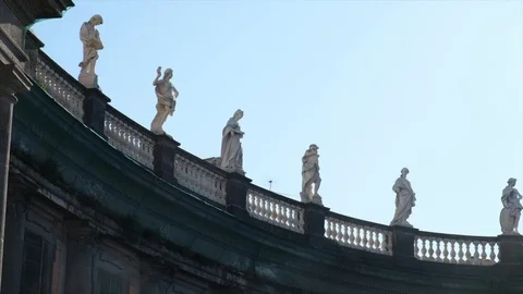 Hemicycle Piazza Dante  Stock Footage 122155694