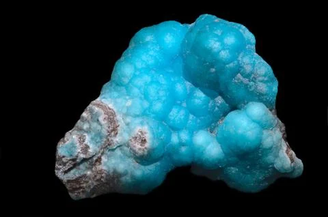 Hemimorphite 스톡 사진