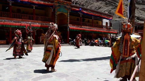 Hemis Festival 2014 Stock Footage 40450558