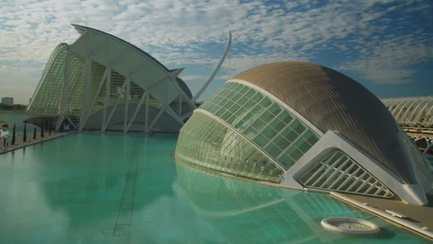 Hemisferic Planetarium, Valencia Stock Footage 113384146