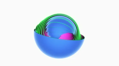 Hemisphere.Seamless loop Stock Footage 46319097