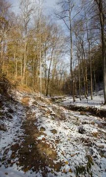 Hemlock Cliffs, Indiana Stock Photos