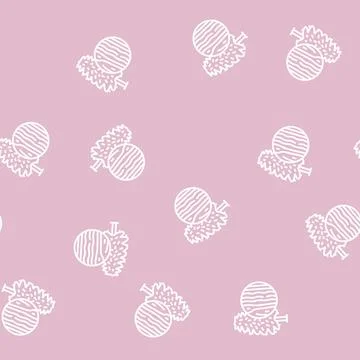 Hemlock wood line seamless pattern 스톡 일러스트