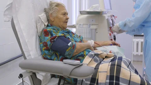 Hemodialysis. Machine artificial kidney Stock Footage 100640452