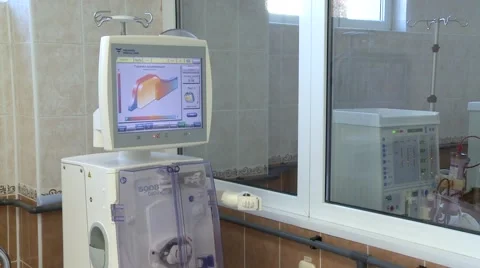The hemodialysis machine Video stock 62022305