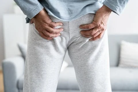 Hemorrhoid Pain, Diarrhea And Constipation Stock Photos