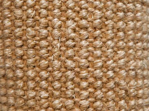 Hemp braiding texture. Stock Photos