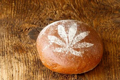 Hemp bread Foto stock