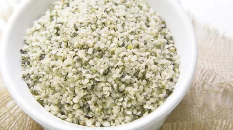 Hemp Hearts Stock Footage 46381427