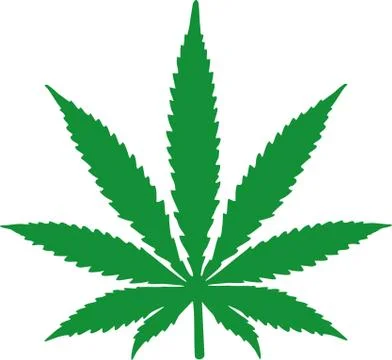 Hemp leaf icon dope Stock Illustration
