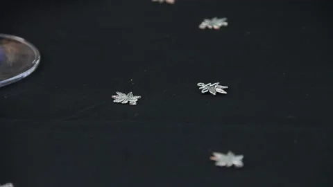 Hemp Leaf Pins Stock Footage 150802610