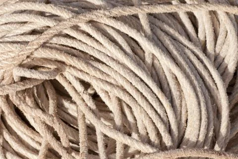 Hemp rope background Stock Photos