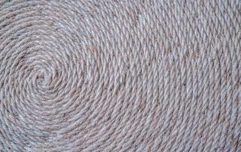 Hemp rope with circle and rectangle 스톡 사진