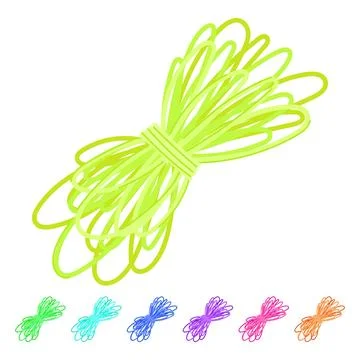 Hemp rope vector cartoon graphic 스톡 일러스트