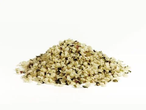 Hemp seeds 스톡 사진