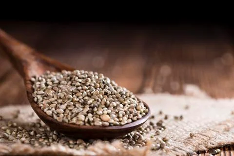 Hemp Seeds Stock Photos