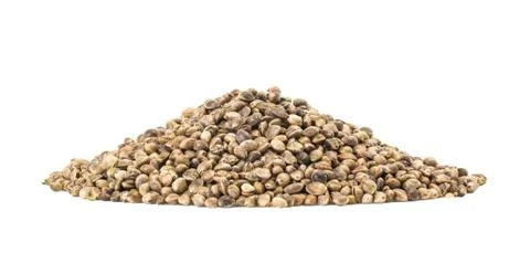 Hemp seeds Stock Photos