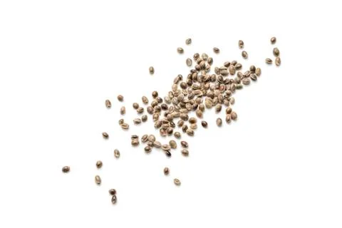 Hemp seeds Stock Photos