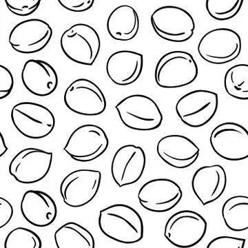 Hemp vector pattern Stock Illustration