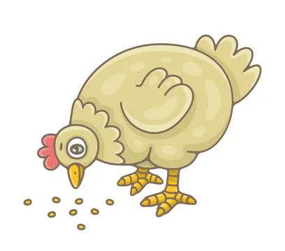 Hen icon Stock Illustration