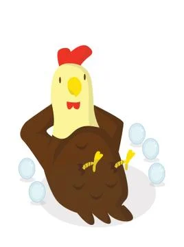 Hen Stock Illustration