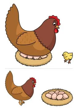 Hen Stock Illustration