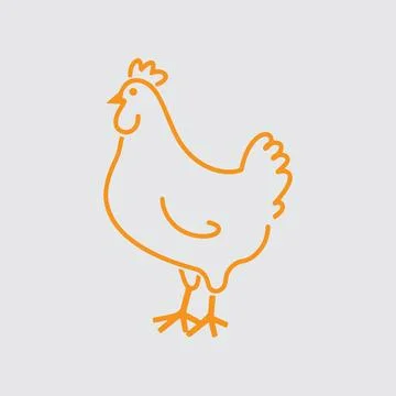 Hen vector illustration art design Stock Illustration