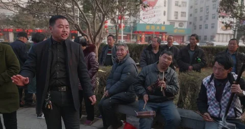 Henan opera in Park Video stock 97419750