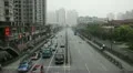 Henan South Road Pedestrian Overpass, Fuxing East Road, Shanghai, China HD Footage