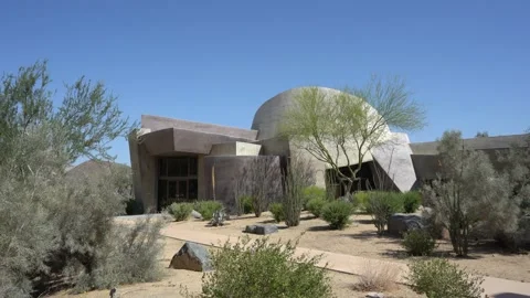 Henderson Building - Chamber of Commerce - Palm Desert, CA 2022 03 Stock Footage 193013953