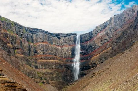 Hengifoss Foto stock