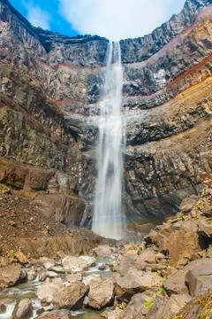 Hengifoss Foto stock