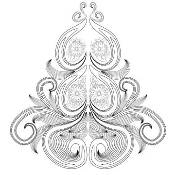 Henna tattoo doodle elements on white background. Mehendi flowers vector set. Illustrazione stock