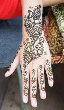 Henna tattoo Stock Photos