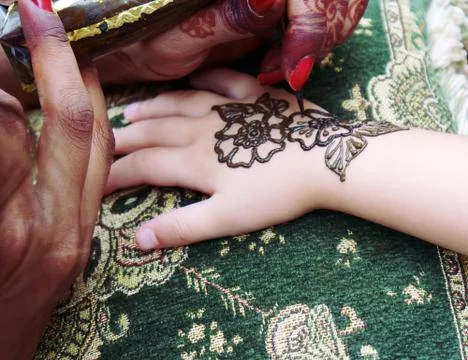 Henna tattoo Stock Photos