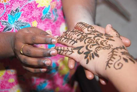 Henna tattoo Stock Photos