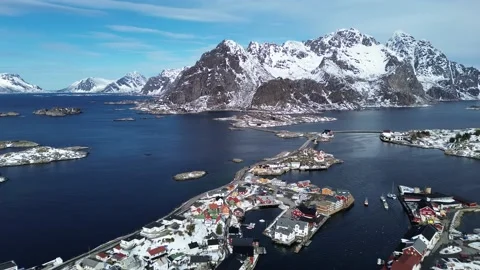 Henningsvær #3 Stock Footage 237834769
